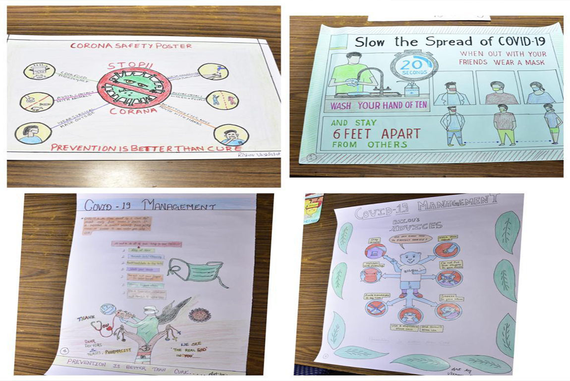 Poster making competition as a part of induction program