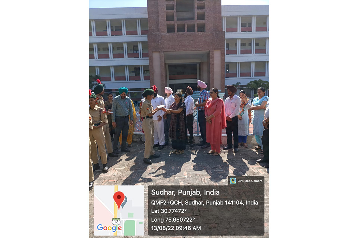 G.H.G Khalsa College of Pharmacy has celebrated Indepenence day