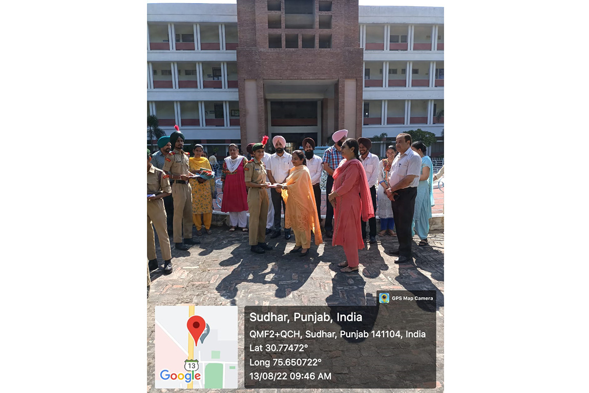 G.H.G Khalsa College of Pharmacy has celebrated Indepenence day