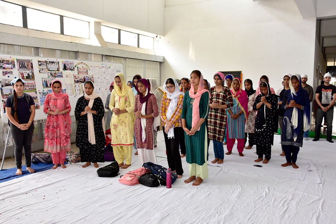 G. H. G. Khalsa college of Pharmacy organised Path Shri Sukhmani Sahib ji