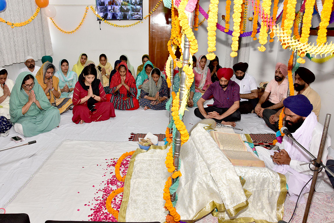 G. H. G. Khalsa college of Pharmacy organised Path Shri Sukhmani Sahib ji