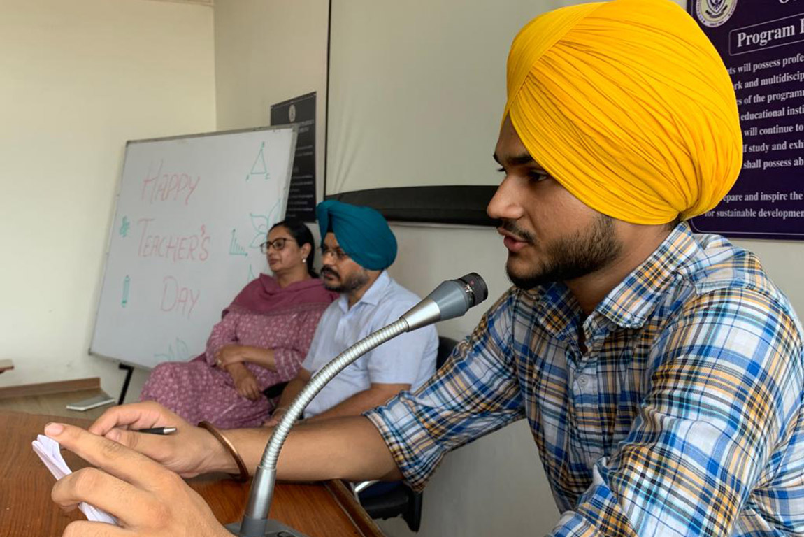 Pharmacy College Club, G. H. G. Khalsa College of Pharmacy Gurursar Sadhar celebrated Teachers Day