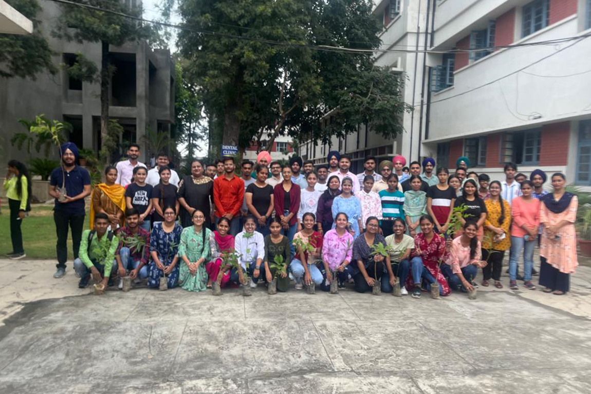 TREE PLANTATION ON THE OCCASION OF WORLD PHARMACISTS DAY (25th SEPTEMBER 2022) WITH THEME 