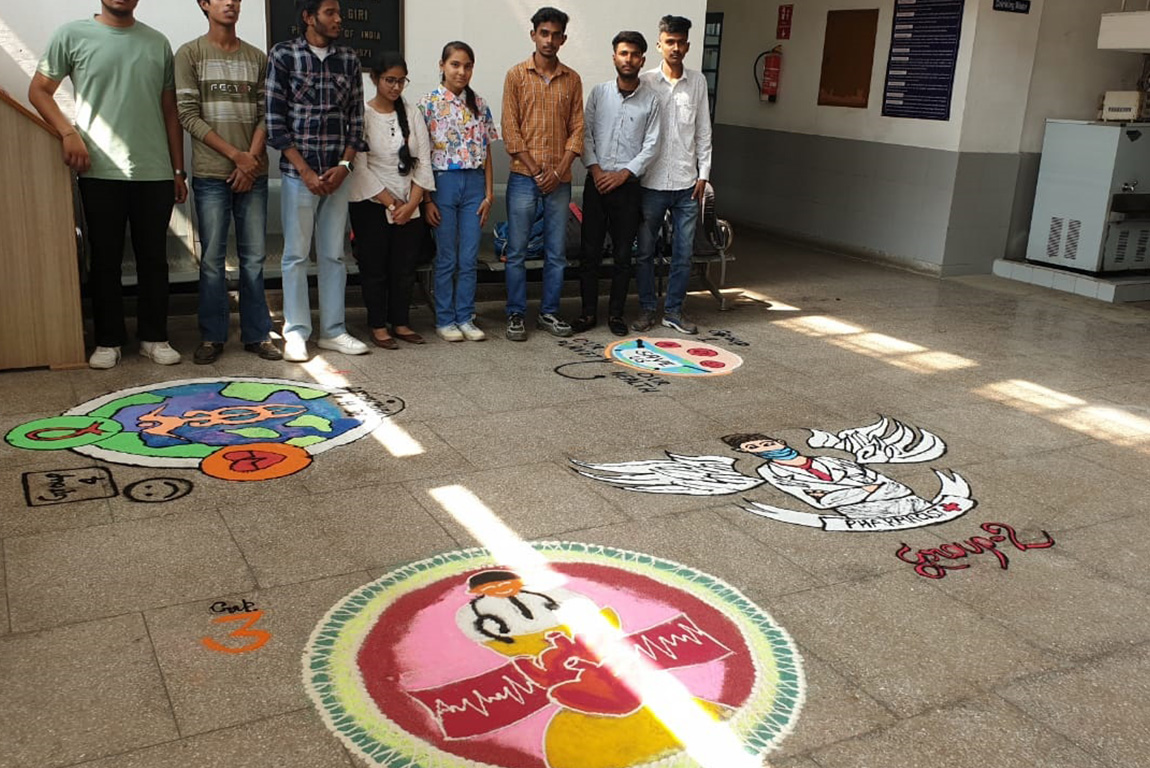 G.H.G Khalsa College of Pharmacy, Gurusar Sudhar has organised a Rangoli Competition