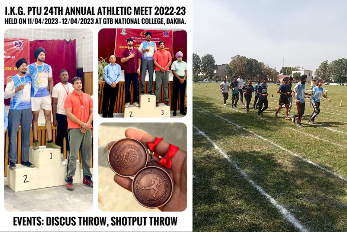 GHG Khalsa College of Pharmacy Gurusar Sadhar participated in IKGPTU Annual Athletic Meet 2022-23
