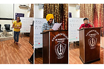 Pharmacy College Club organized 'Oration Competition'