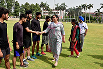 Cheetah Colonels win first Soccer league trophy at G. H. G Khalsa College of Pharmacy Gurusar Sadhar