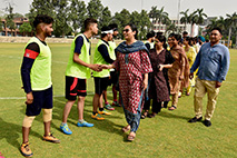 Cheetah Colonels win first Soccer league trophy at G. H. G Khalsa College of Pharmacy Gurusar Sadhar