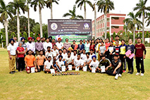 Cheetah Colonels win first Soccer league trophy at G. H. G Khalsa College of Pharmacy Gurusar Sadhar