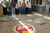 G.H.G Khalsa College of Pharmacy, Gurusar Sudhar has organised a Rangoli Competition