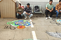 G.H.G Khalsa College of Pharmacy, Gurusar Sudhar has organised a Rangoli Competition