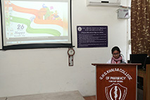 Republic Day Celebration at G.H.G Khalsa College of Pharmacy Gurusar Sadhar