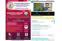 National webinar on scope of Clinical Research and Its Associated Domains in collaboration with CLINI India