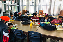 'Diya making' and 'Best out of waste' competition